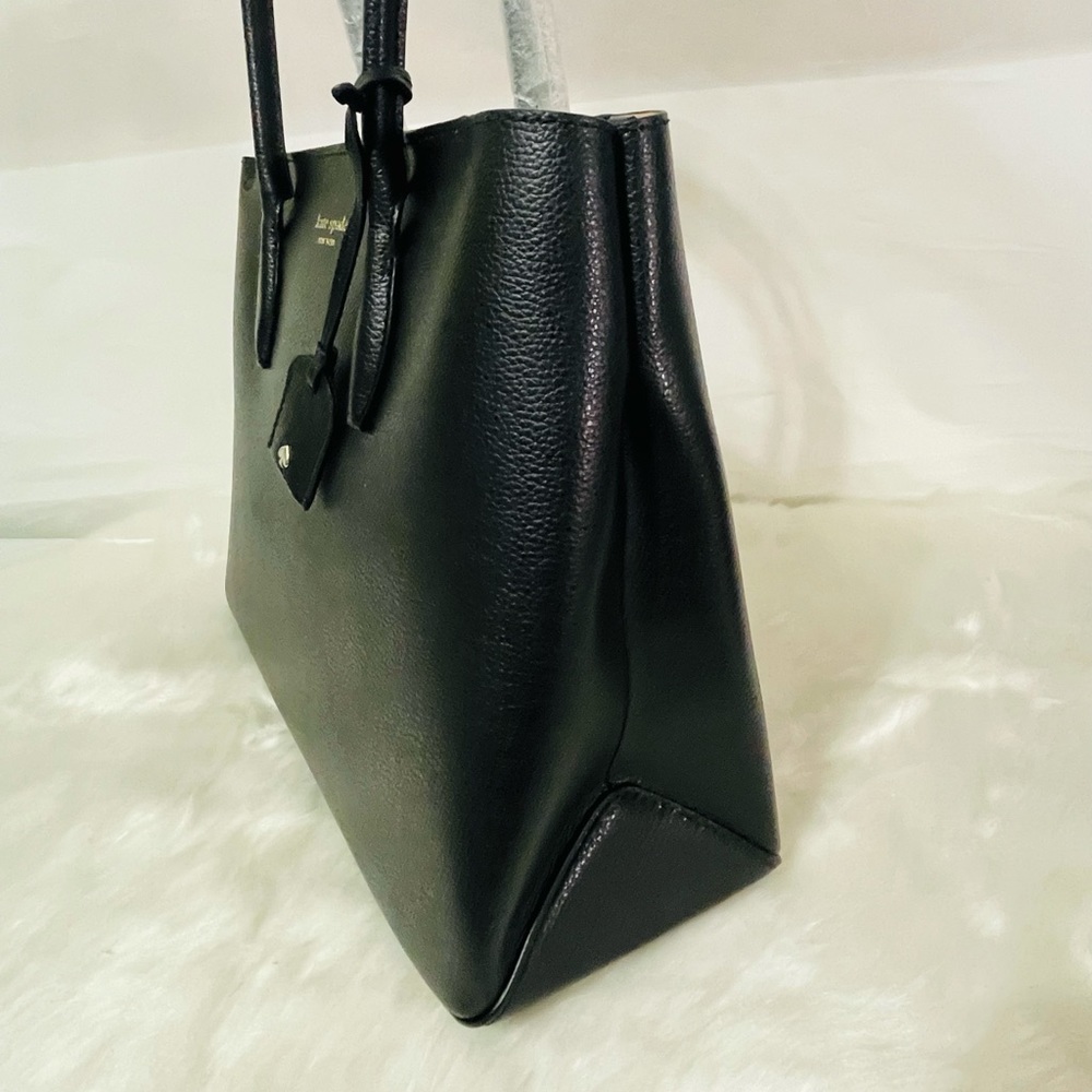 NWT Kate Spade Eva medium black handbag Satchel - Picture 10 of 14